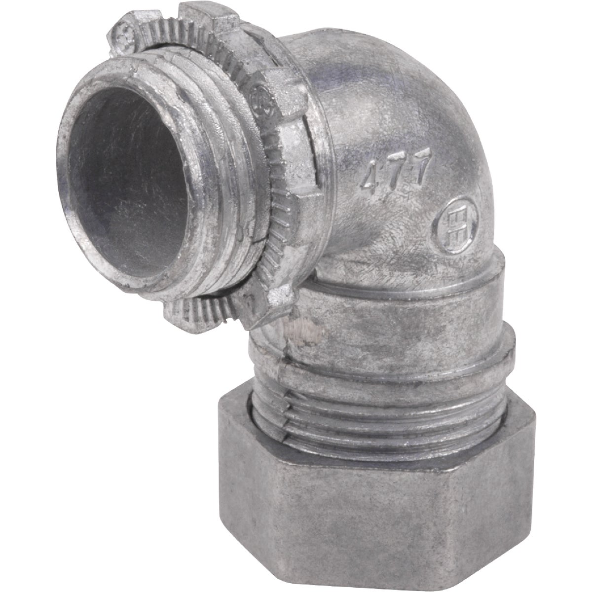 Halex 3/4 In. Compression 90-Degree EMT Conduit Connector