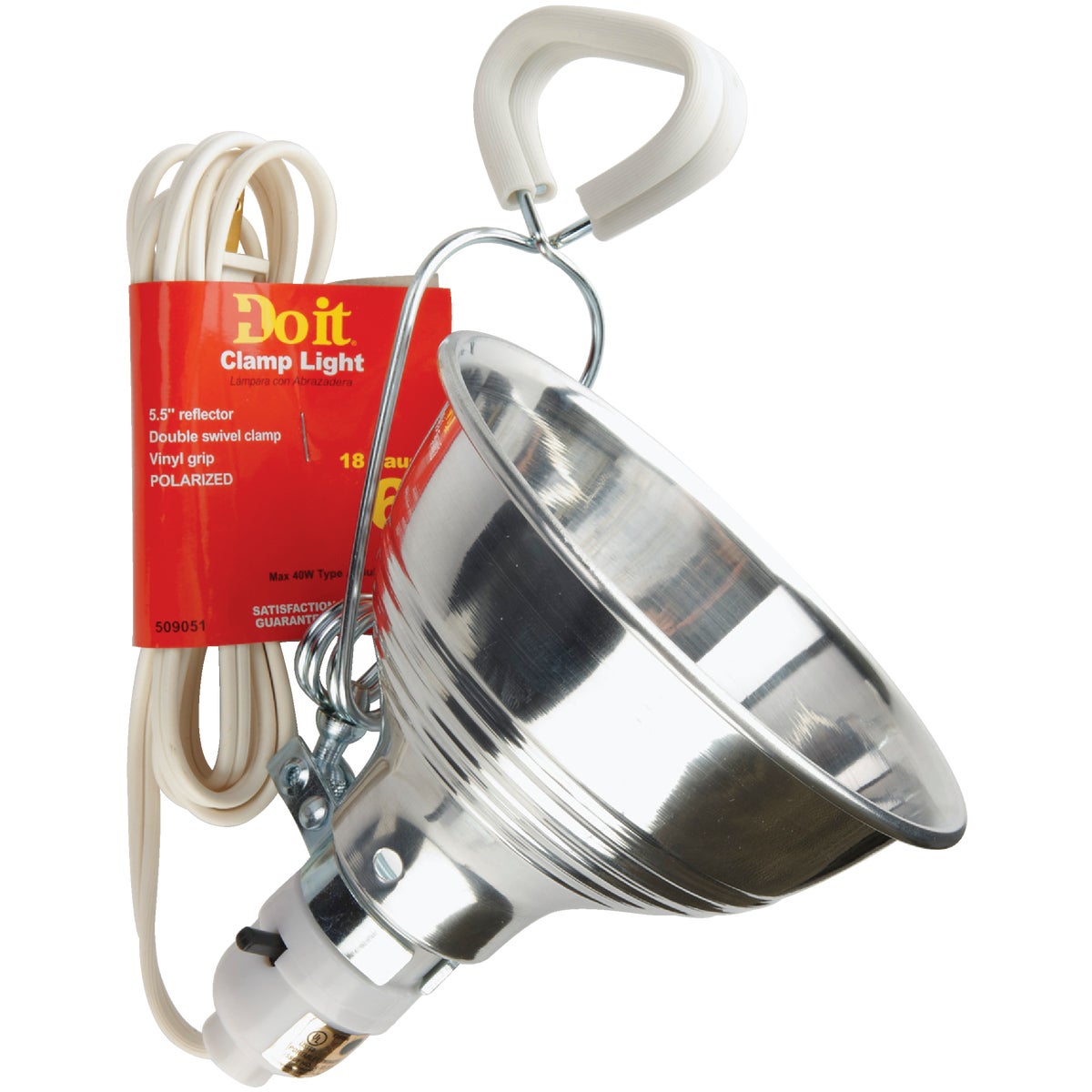 Do it 60W 5-1/2 In. Utility Clamp Lamp