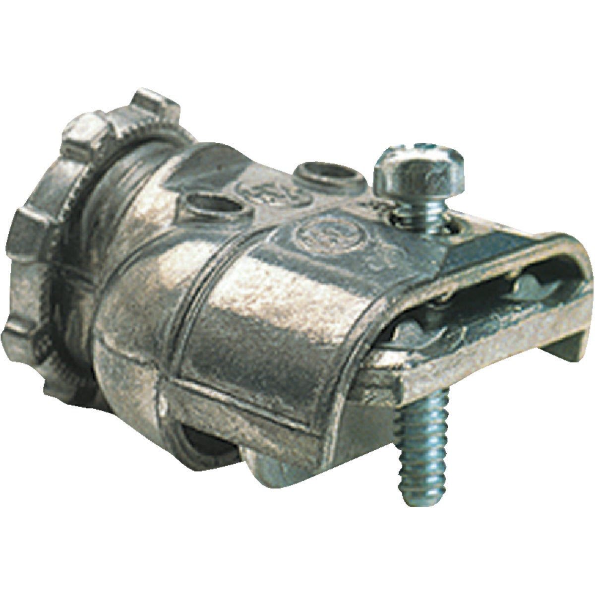 Halex 3/8 In. Duplex Clamp Armored Cable/Conduit Connector