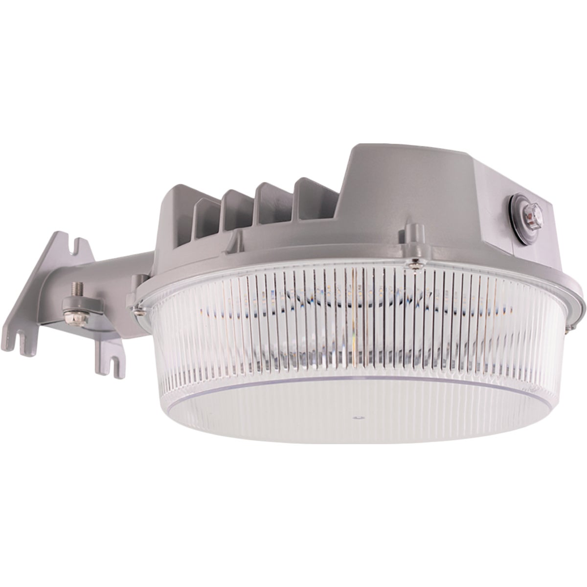 Halo Gray Dusk To Dawn LED Outdoor Area Light Fixture, 2000 Lm.