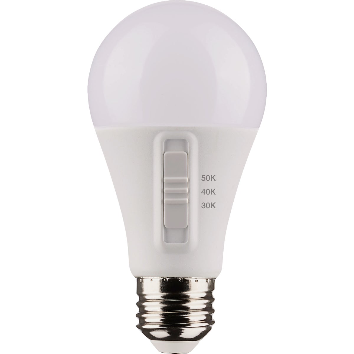 Satco 75W Equivalent 3CCT-Selectable A19 Traditional LED Light Bulb (4-Pack)