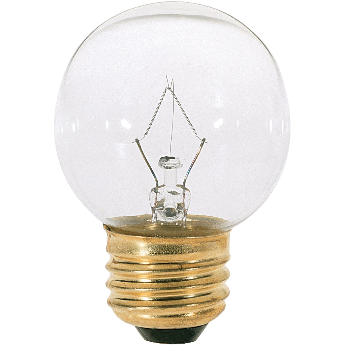 Satco 25W Clear Medium G16.5 Incandescent Globe Light Bulb