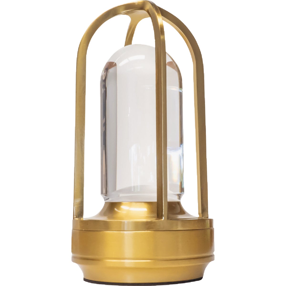 Westek Amerelle Bristol Satin Gold Rechargeable Indoor/Outdoor LED Lamp