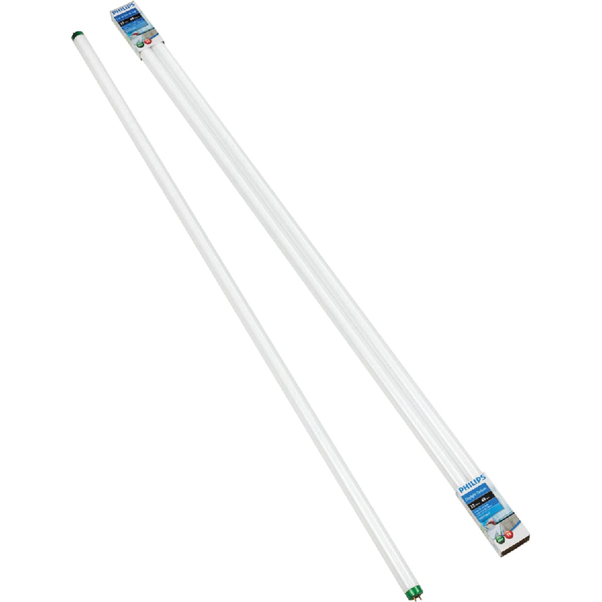 Philips ALTO 32W 48 In. Daylight Deluxe T8 Medium Bi-Pin Fluorescent Tube Light Bulb (2-Pack)