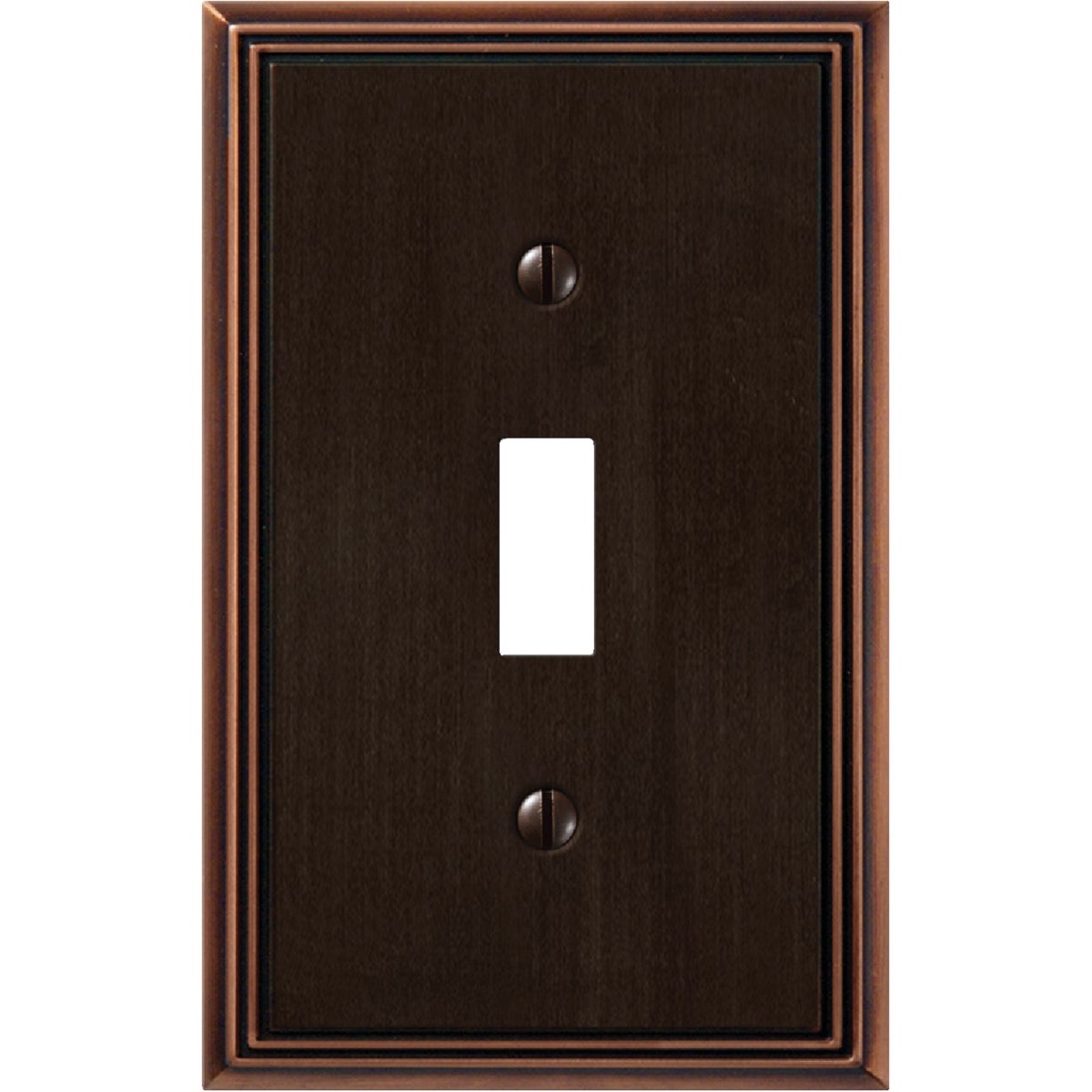 Amerelle Metro Line Cast Metal Switch Wall Plate
