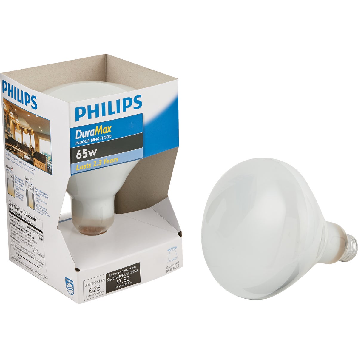Philips DuraMax 65W BR40 Incandescent Floodlight Light Bulb