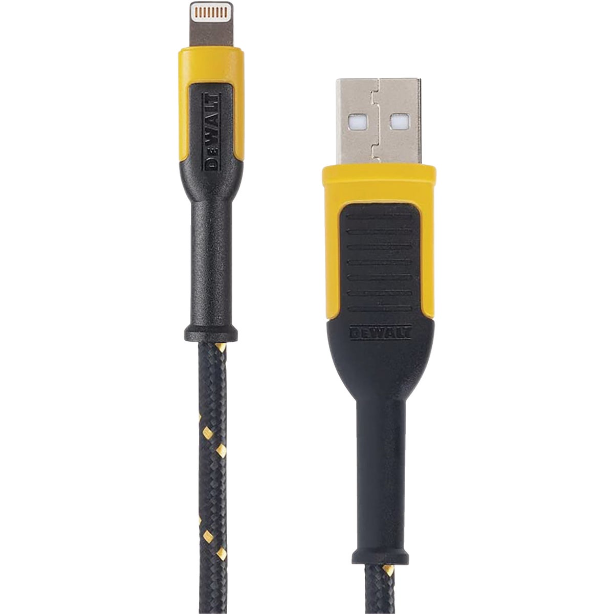 DEWALT 10 Ft. Lightning to USB Reinforced Braided Cable