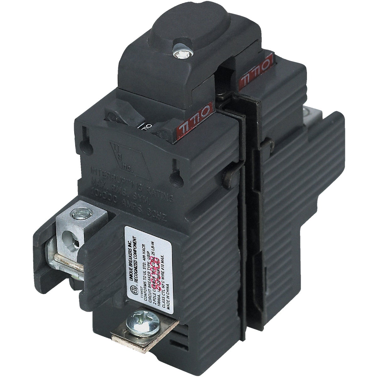 Connecticut Electric 20A Double-Pole Standard Trip Packaged Replacement Circuit Breaker For Pushmatic