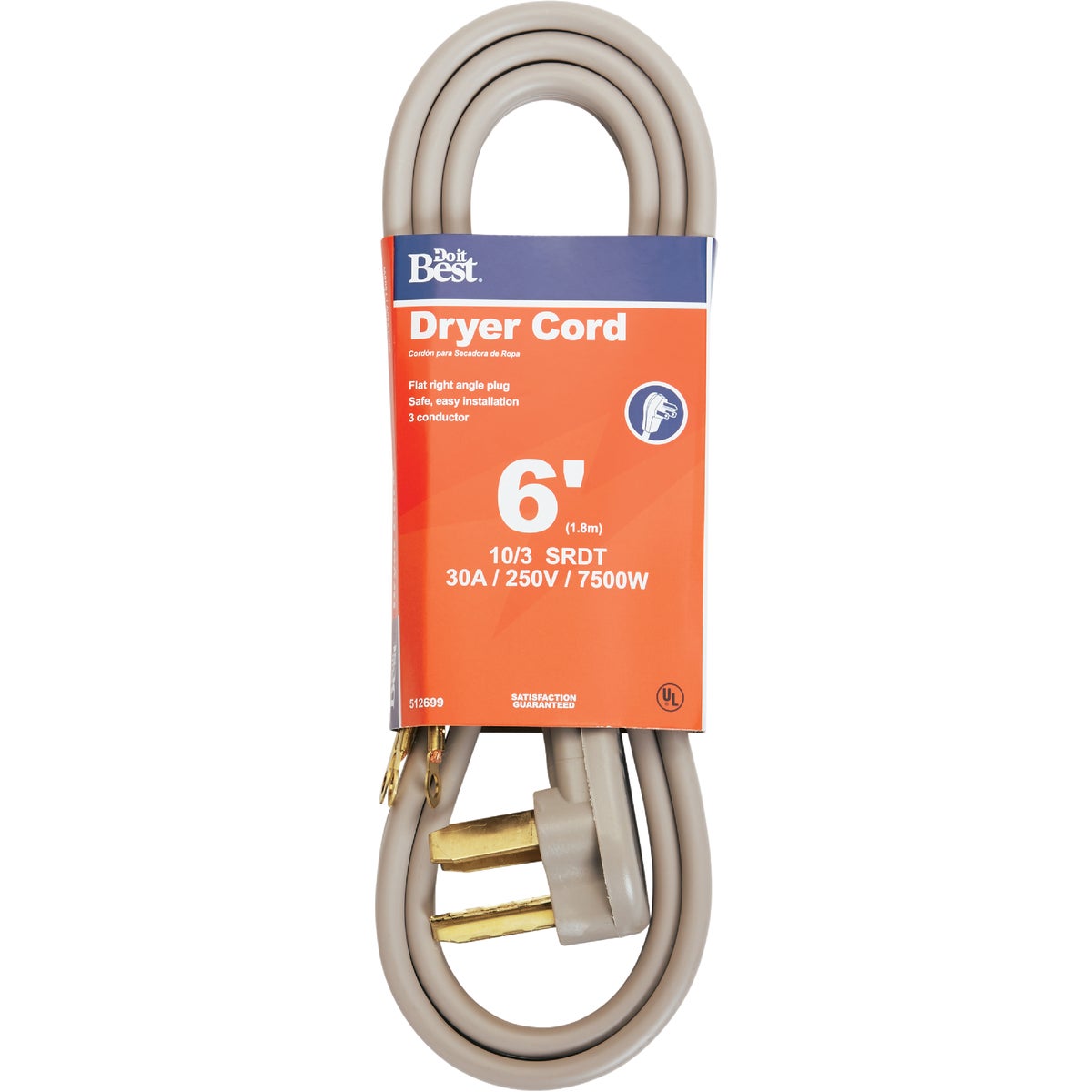 Do it Best 10/3 Dryer Cord