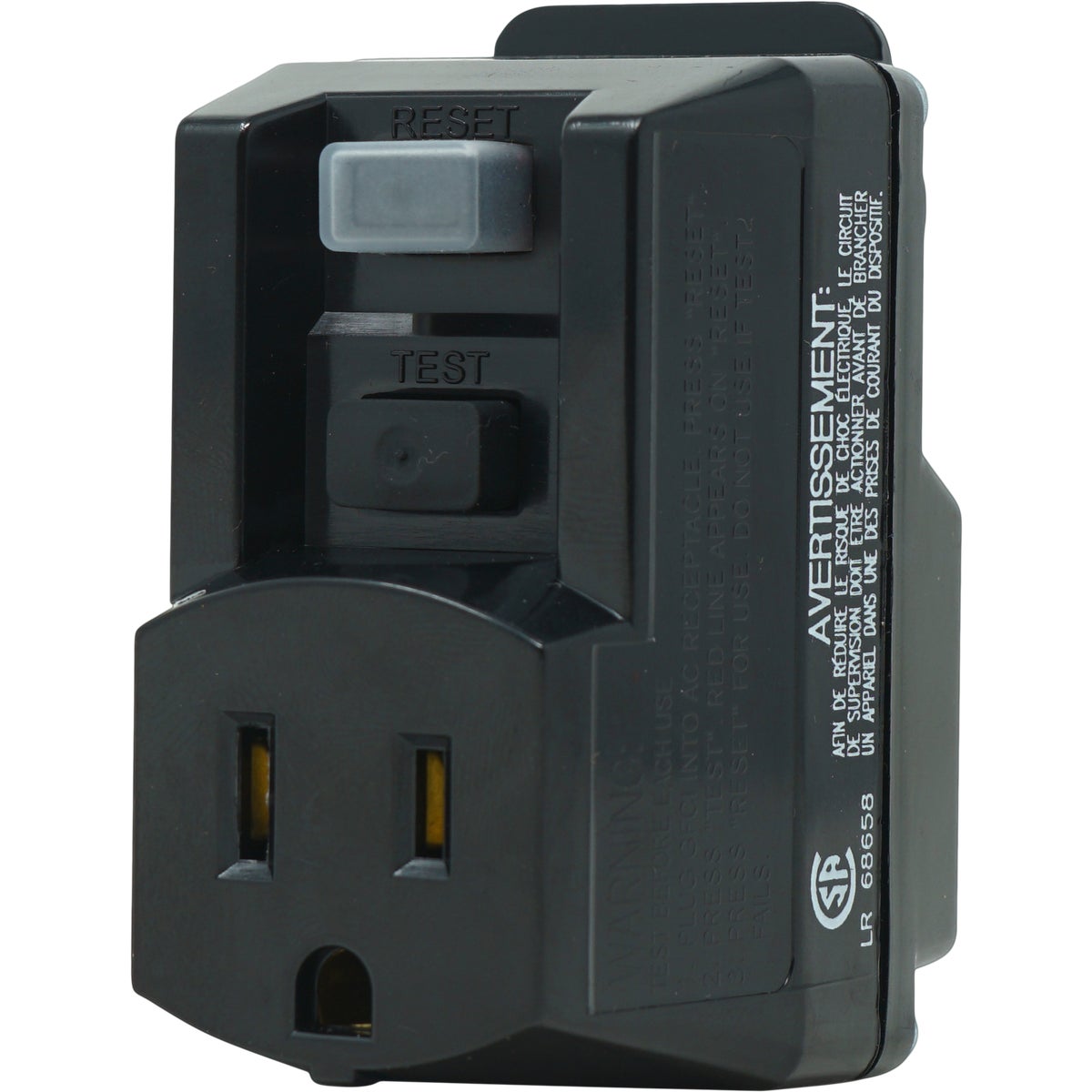 Yellow Jacket 15A 120V GFCI Portable Plug-In Adapter