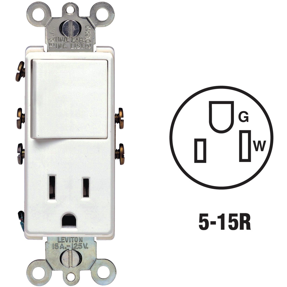 Leviton Switch & Outlet Combination