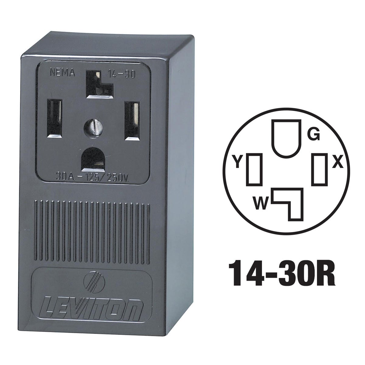 Leviton 4-Wire Dryer Power Outlet