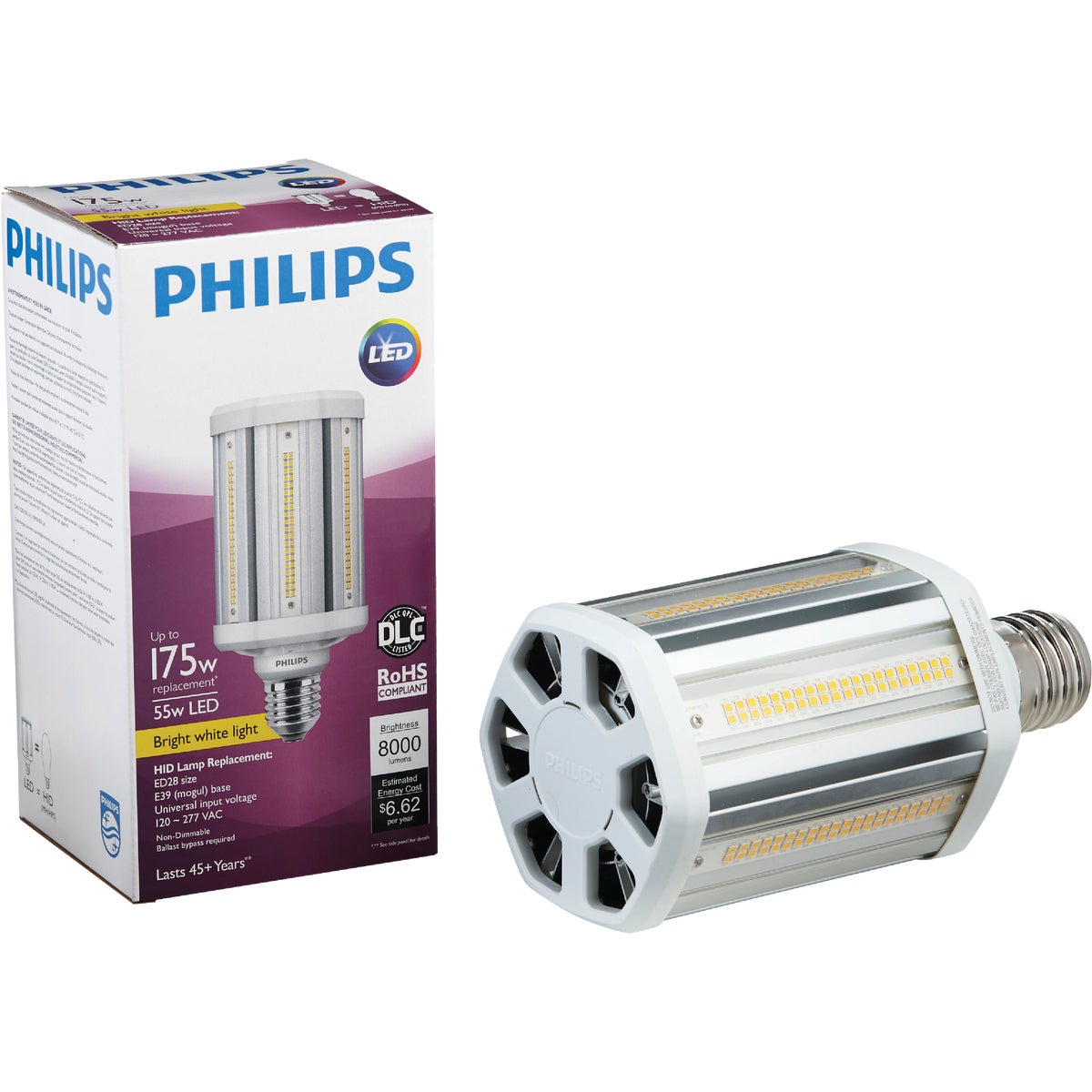 Philips TrueForce Mogul Base LED High-Intensity Replacement Light Bulb