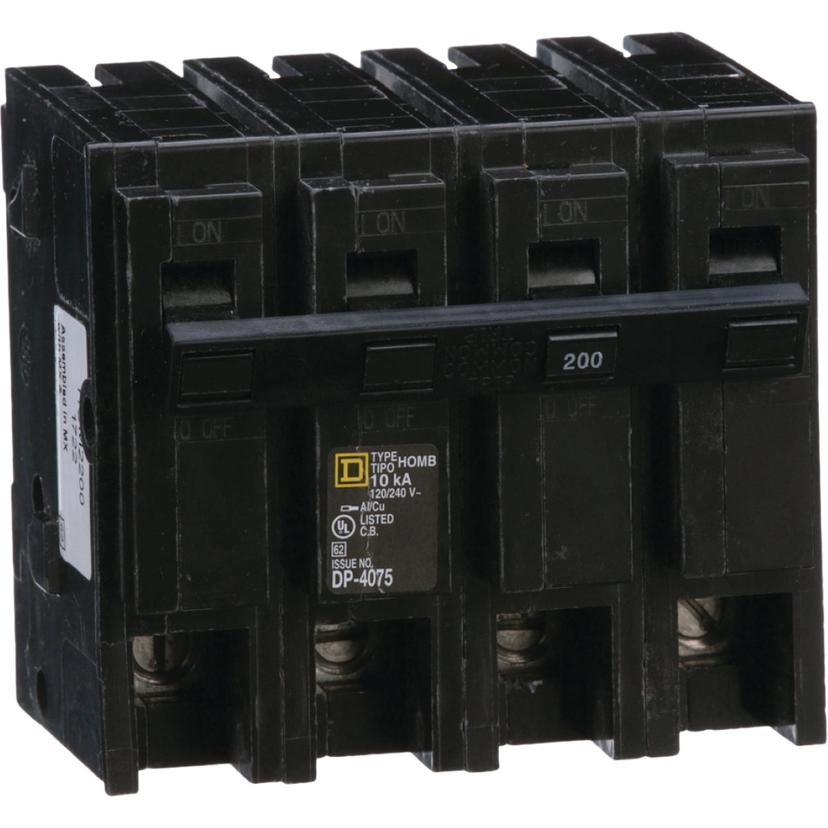 Square D Homeline Double-Pole Main Breaker