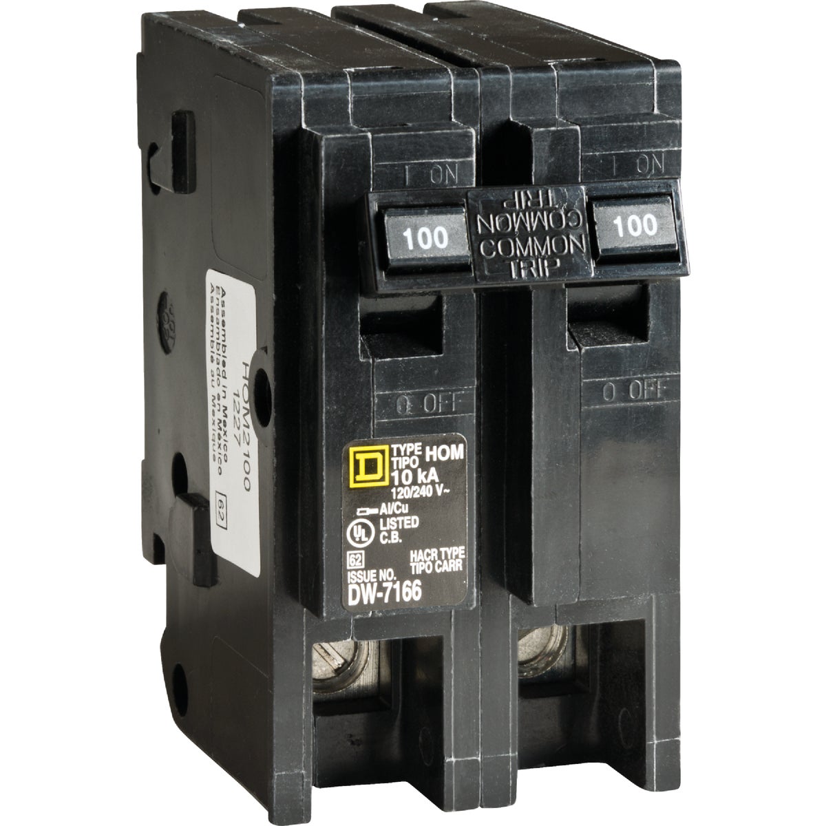 Square D Homeline Double-Pole Main Breaker