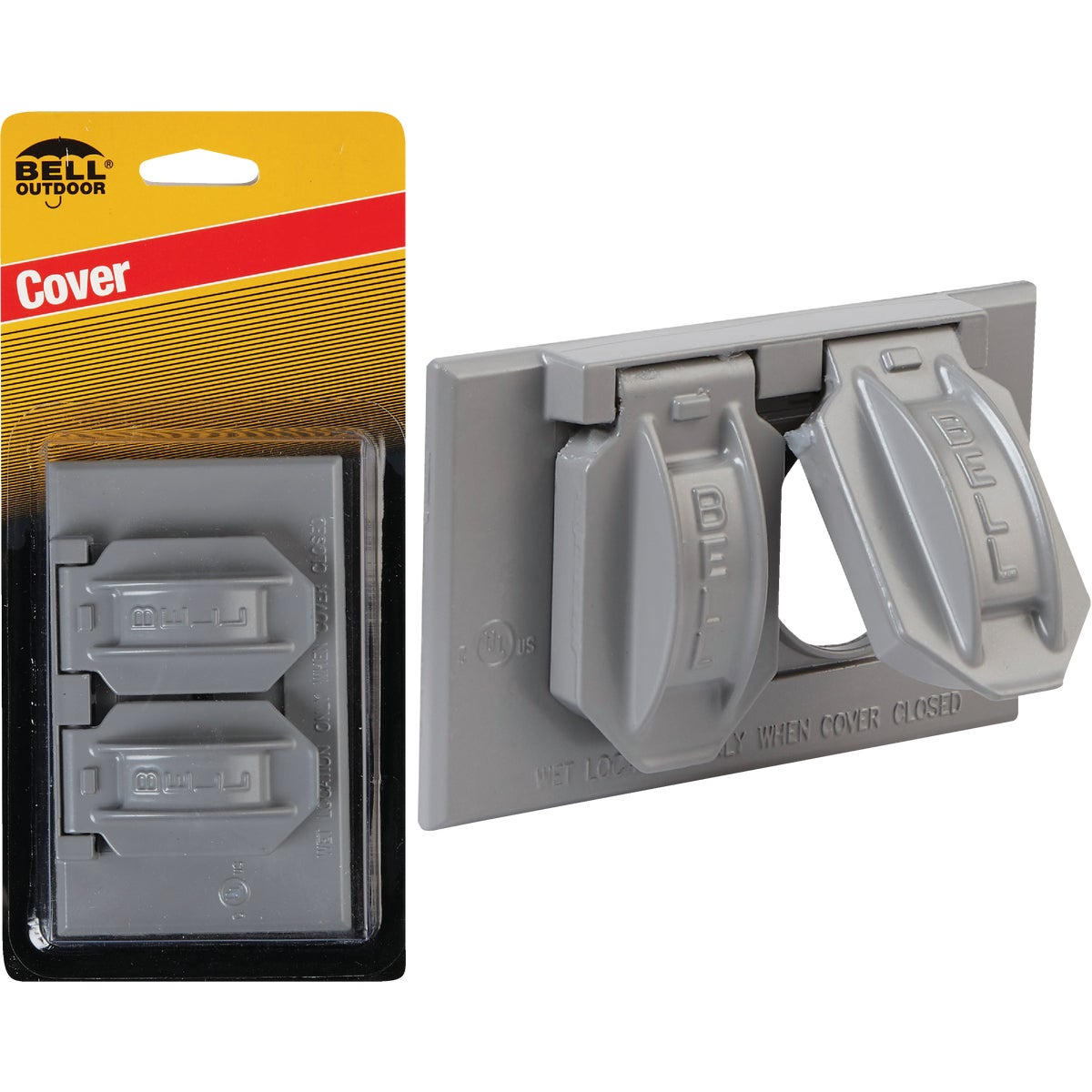 Bell Aluminum Weatherproof Outdoor Outlet Cover