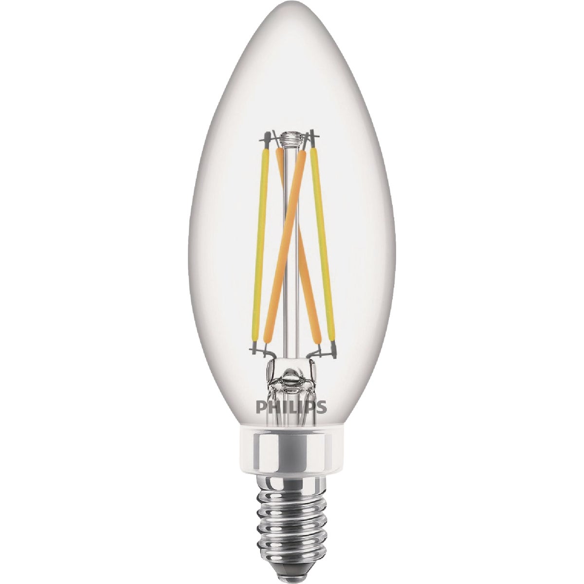Philips Ultra Definition 40W Equivalent B11 LED Candelabra Base Soft White Light Bulb (3-Pack)