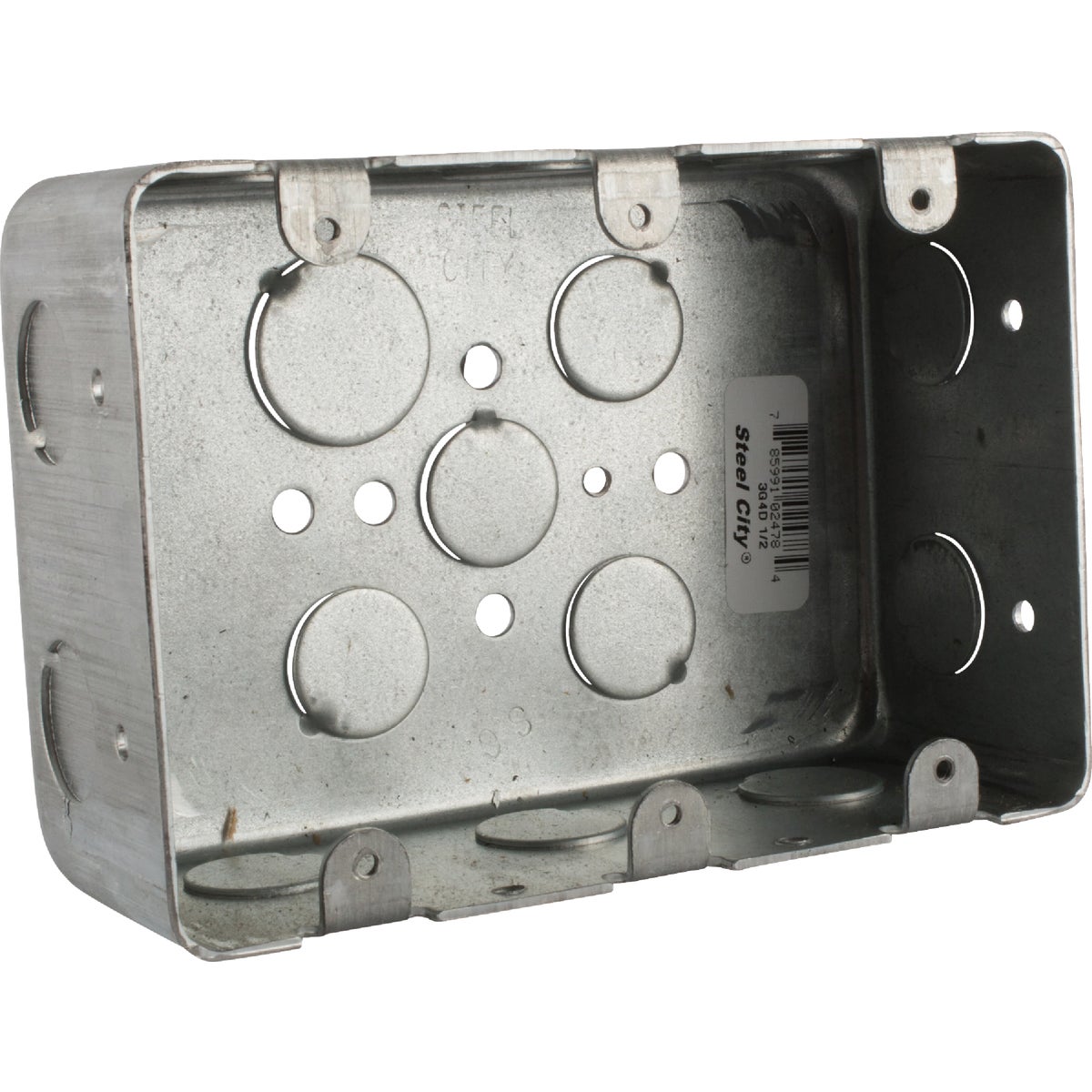 Steel City 3-Gang Steel Drawn Wall Box
