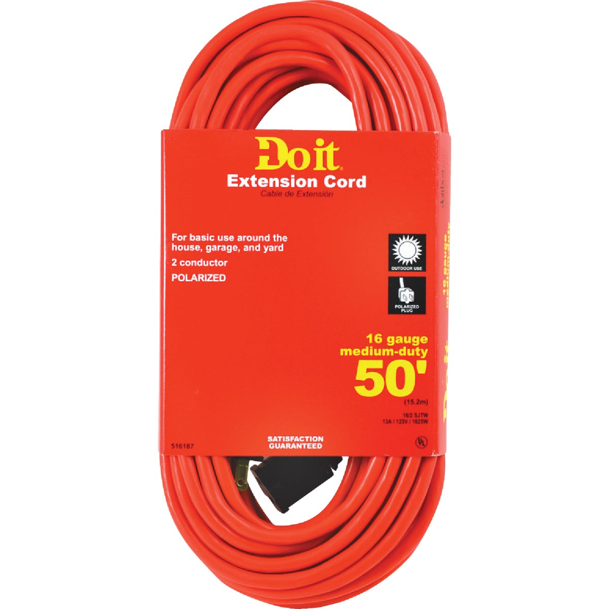 Do it 16/2 Polarized Outdoor Extension Cord