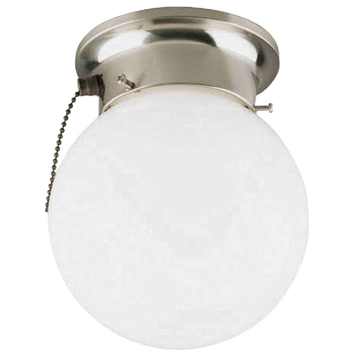 Home Impressions 6 In. Flush Mount Ceiling Light Fixture With Pull Chain