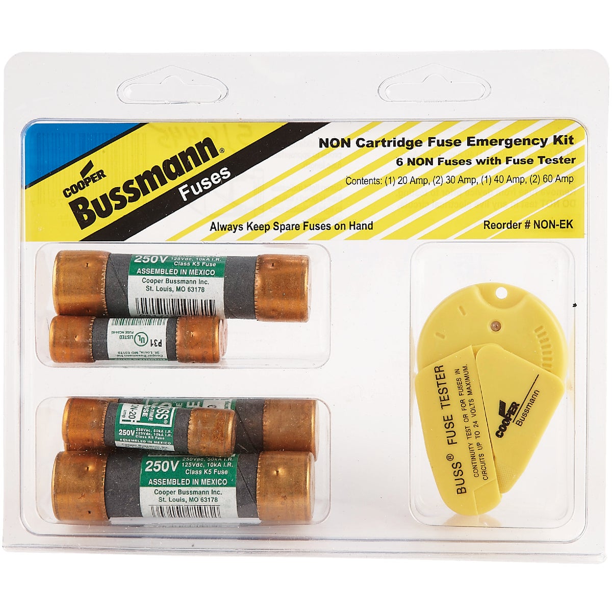 Bussmann NON Cartridge Fuse Emergency Kit