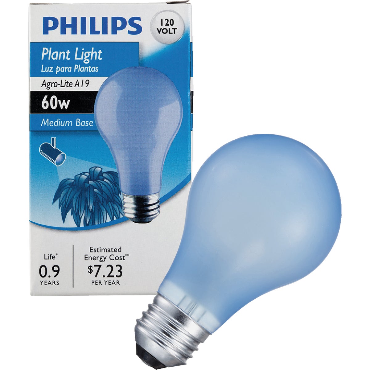 Philips Agro-Lite A19 Incandescent Plant Light Bulb