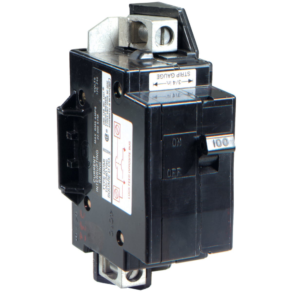 Square D QO Double-Pole Main Breaker