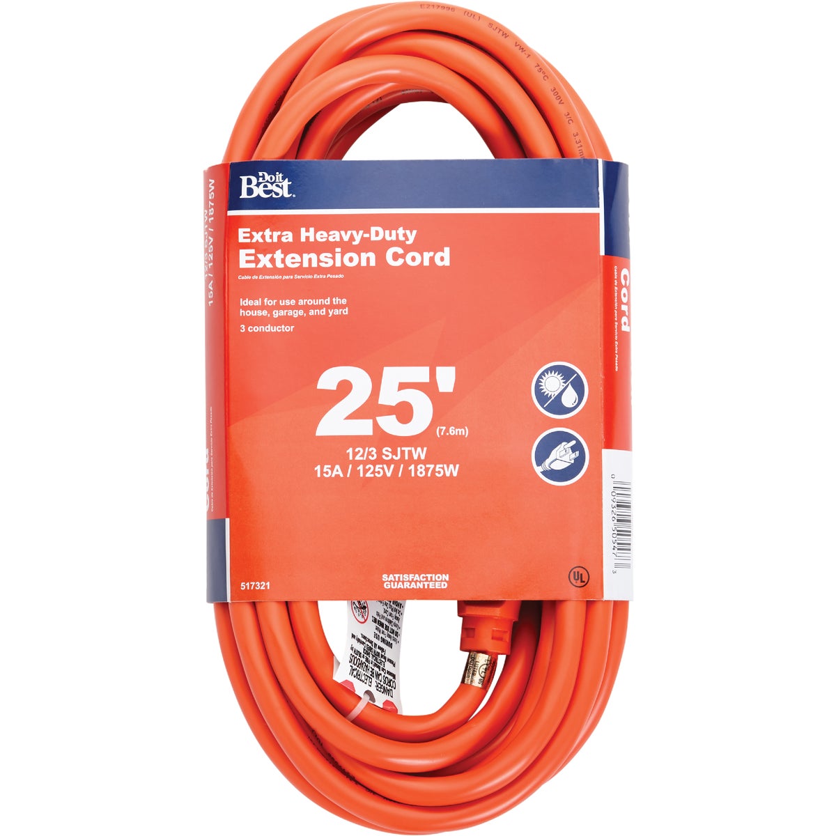 Do it Best 12/3 Heavy-Duty Outdoor Extension Cord