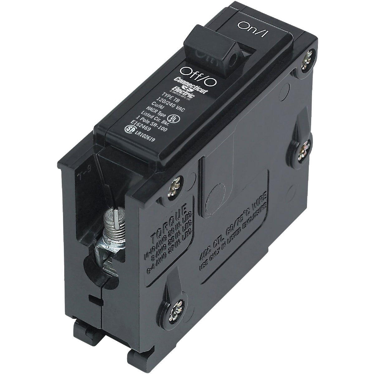 Connecticut Electric Interchangeable Packaged Circuit Breaker