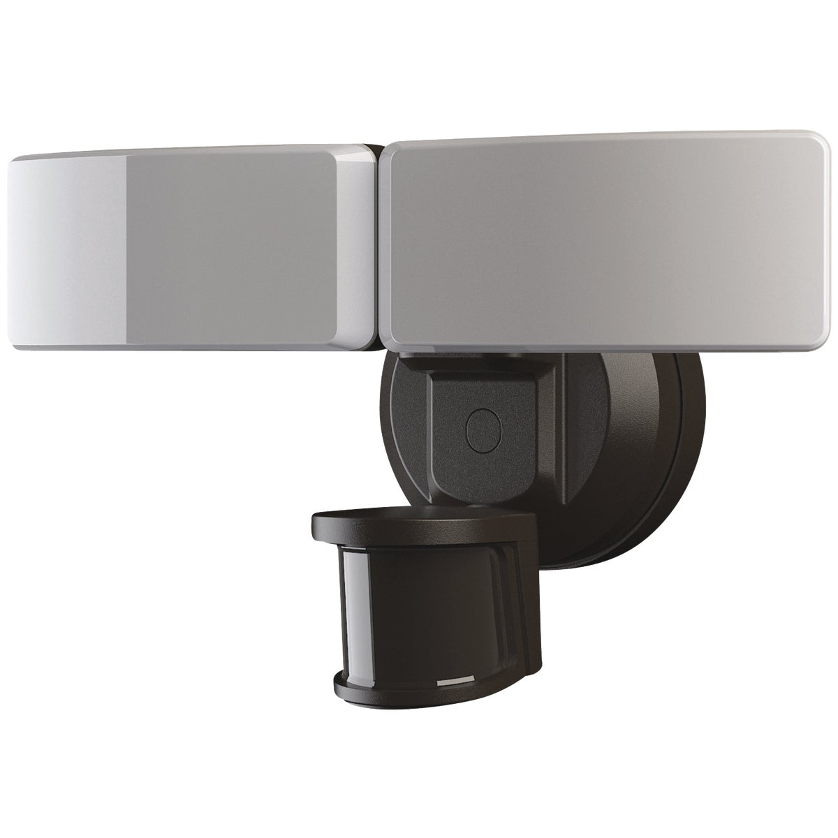 Bronze Motion Sensing Twin Swivel Head LED Floodlight Fixture