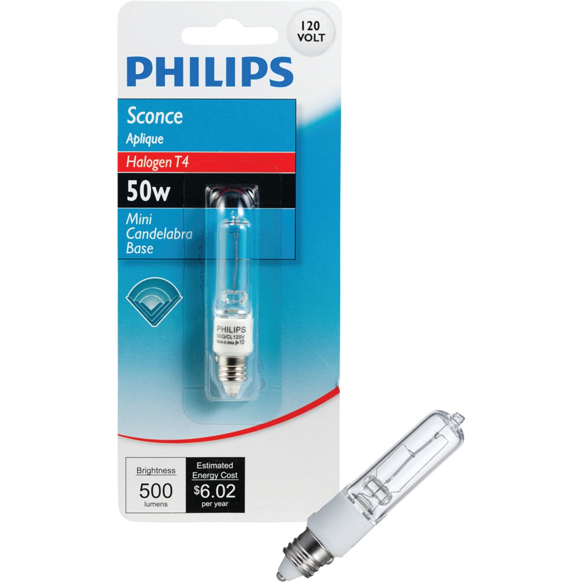 Philips T4 120V Mini Can Halogen Light Bulb