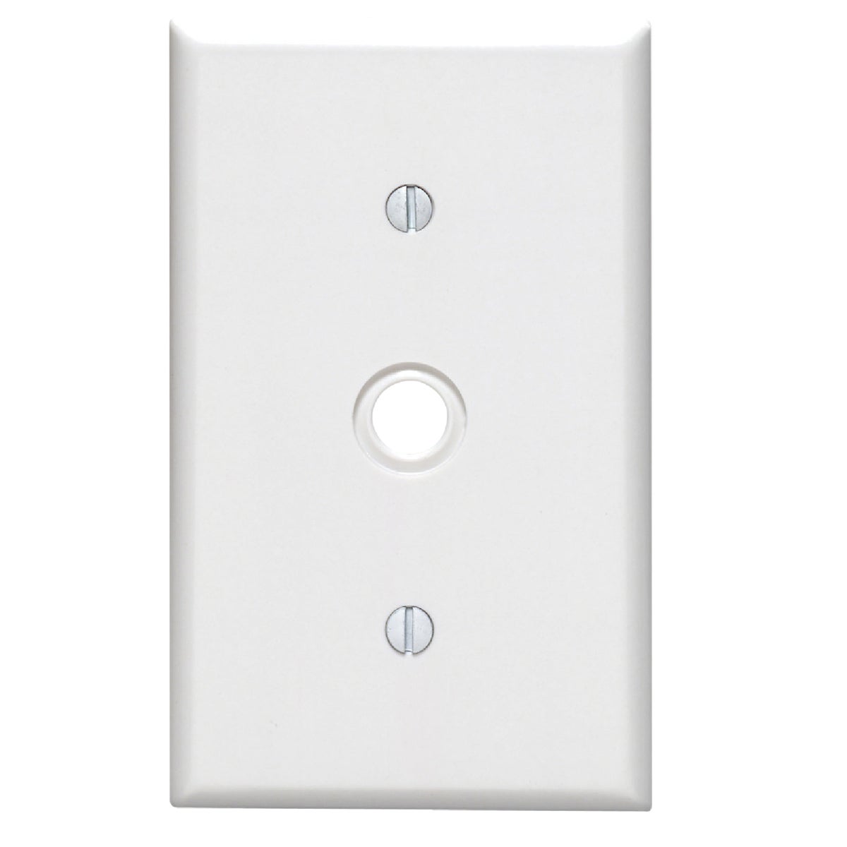 Leviton Telephone/Cable Wall Plate With Knockout