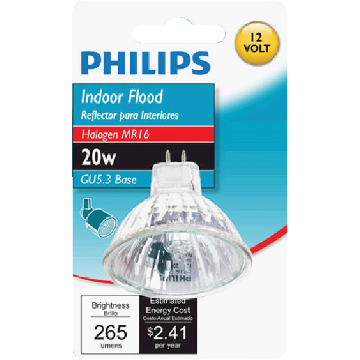 Philips MR11 Halogen Floodlight Light Bulb