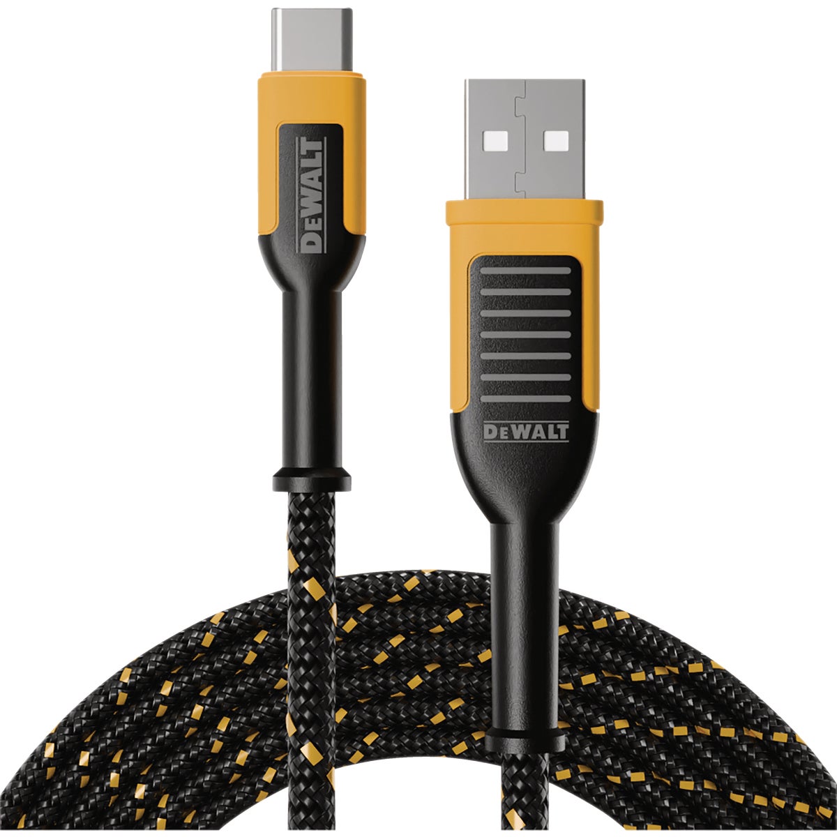 DEWALT 6 Ft. Type-C to USB Reinforced Braided Cable