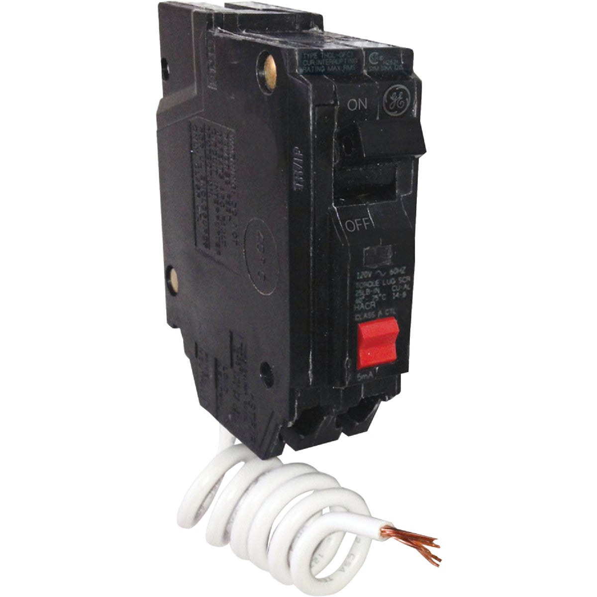 GE THQL 30A Single-Pole GFCI Breaker