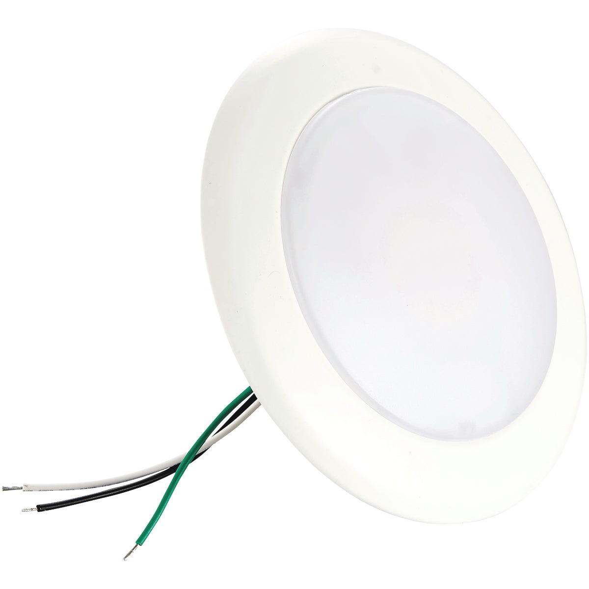 6 In. Retrofit IC Rated White LED DOB CCT Selectable Surface Mount Downlight, 1100 Lm.