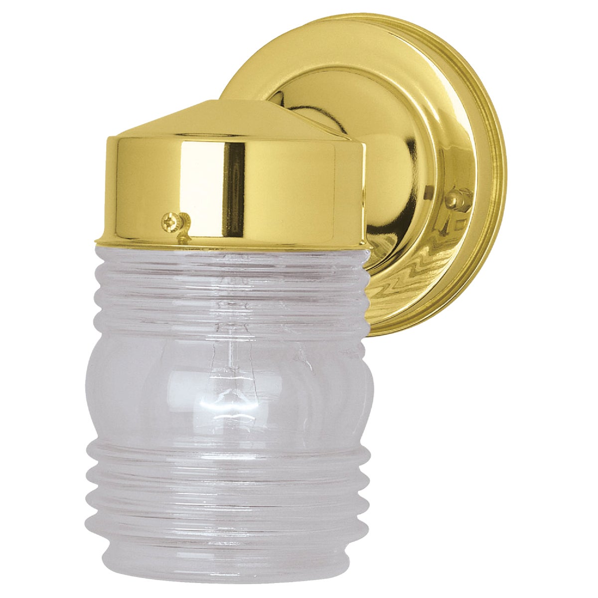 Home Impressions Incandescent Jelly Jar Outdoor Wall Light Fixture