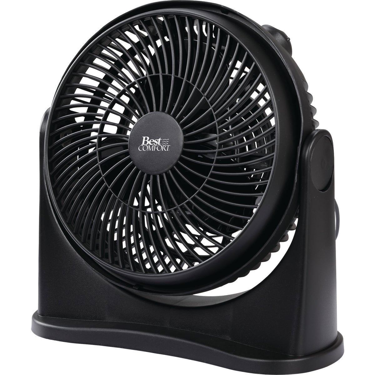 Best Comfort 8 In. 3-Speed Black Floor Fan