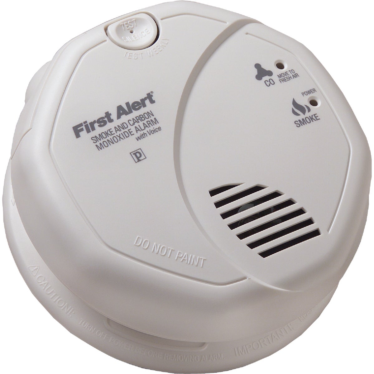 1st Alert Hardwired 120V Photoelectric/Electrochemical Carbon Monoxide & Smoke Alarm w/Voice Alert