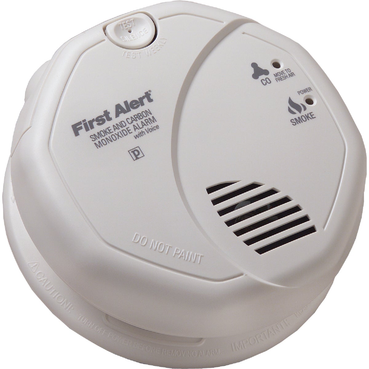 First Alert Hardwired Carbon Monoxide & Smoke Alarm w/Voice Alert