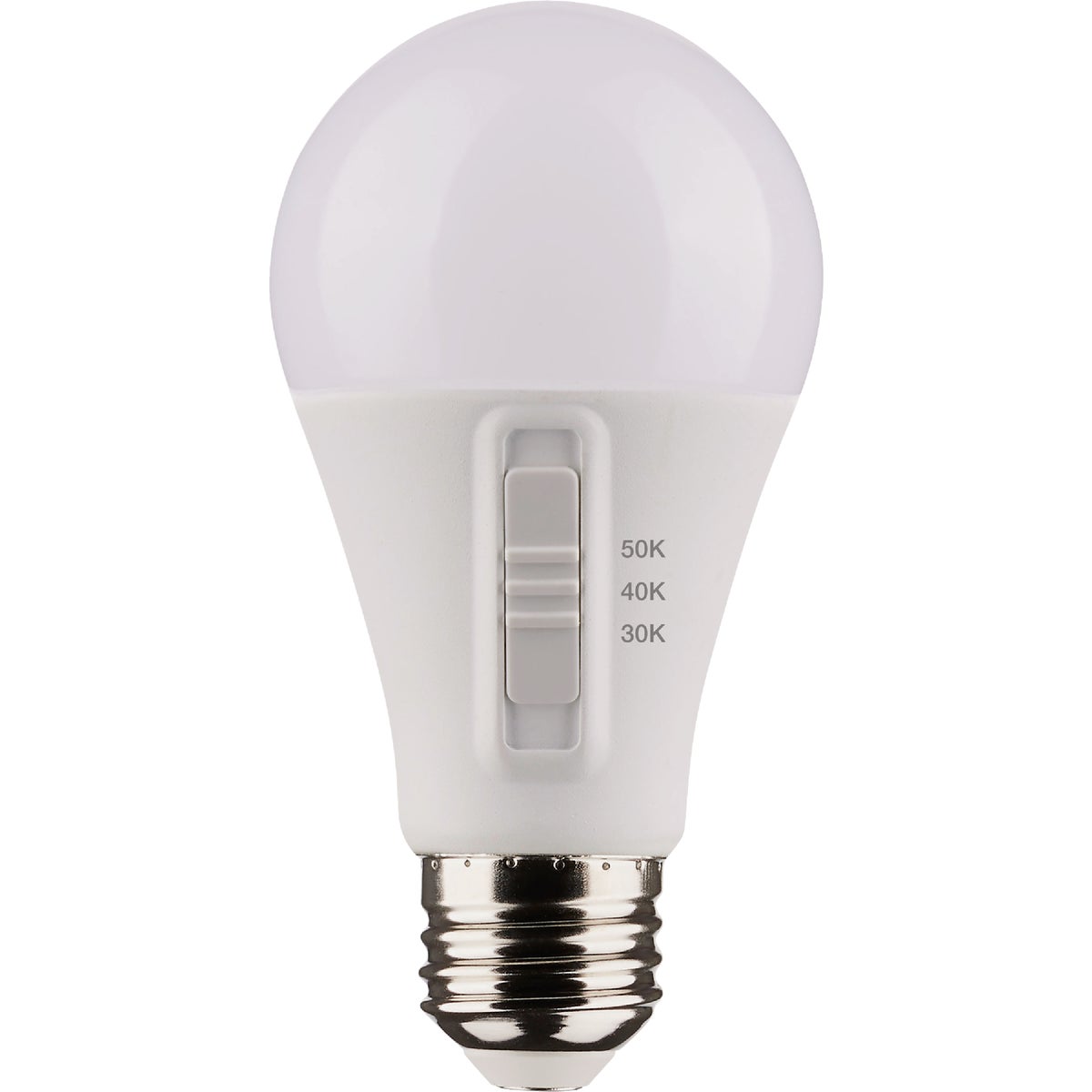 Satco 100W Equivalent 3CCT-Selectable A19 Traditional LED Light Bulb (4-Pack)