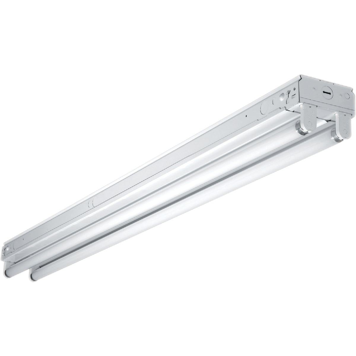 Metalux Fluorescent Magnetic Ballast Strip Light Fixture