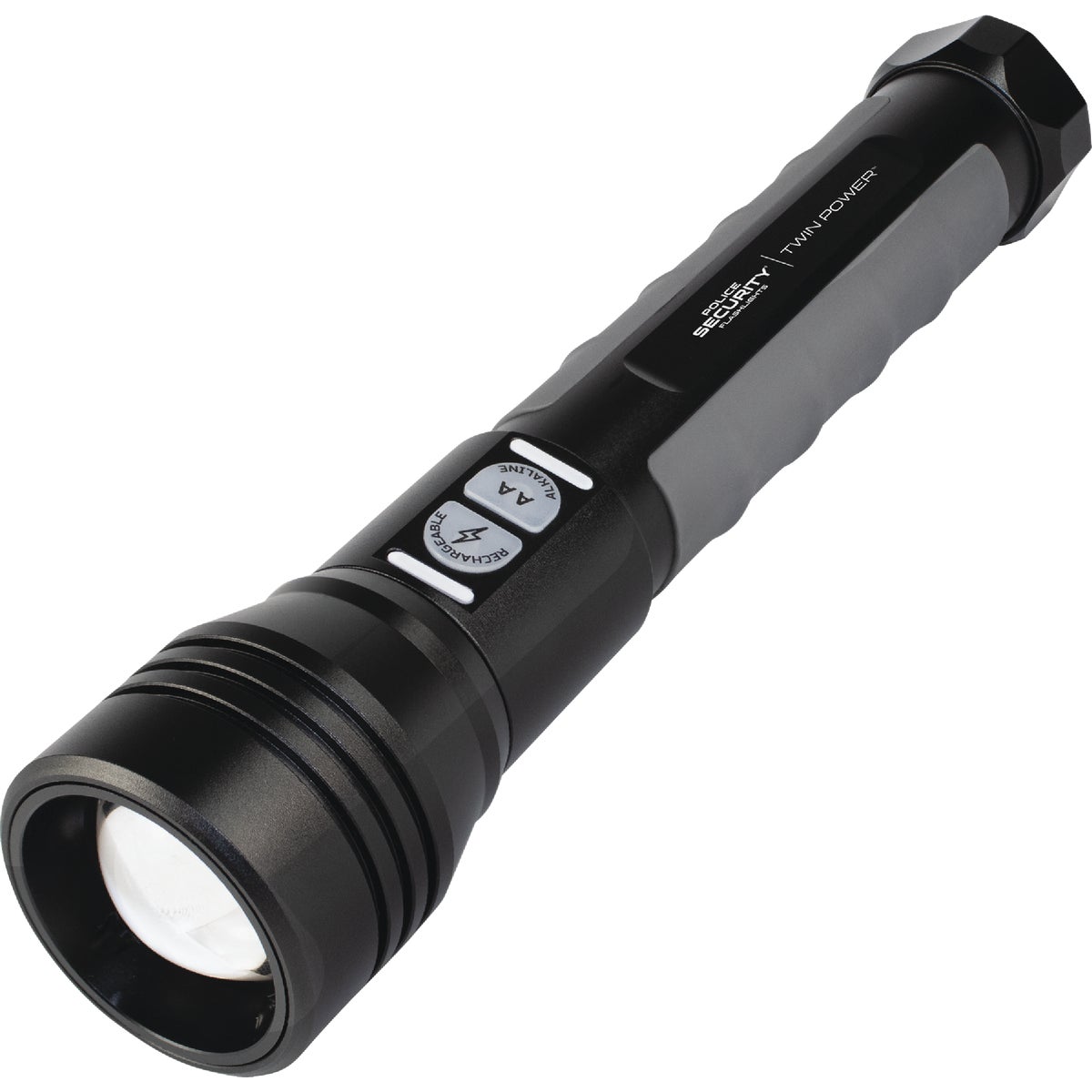 Police Security Twin Power 2000 Lm. LED Flashlight