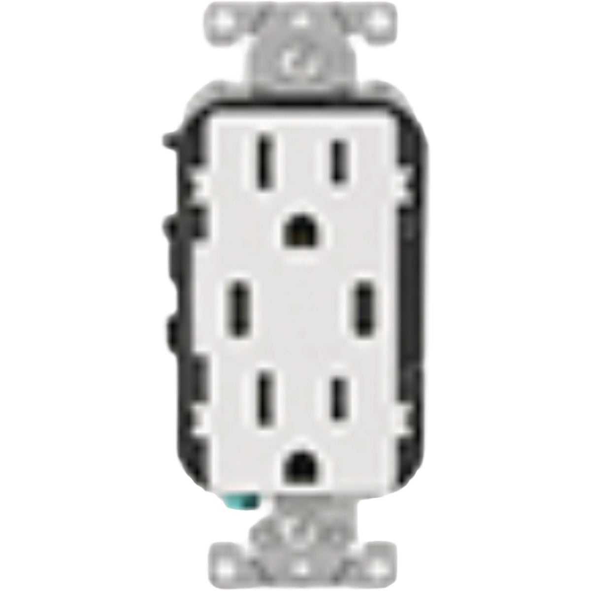 Leviton Decora 15A White 6A Dual Type C/C USB Tamper-Resistant Wall Outlet Charger
