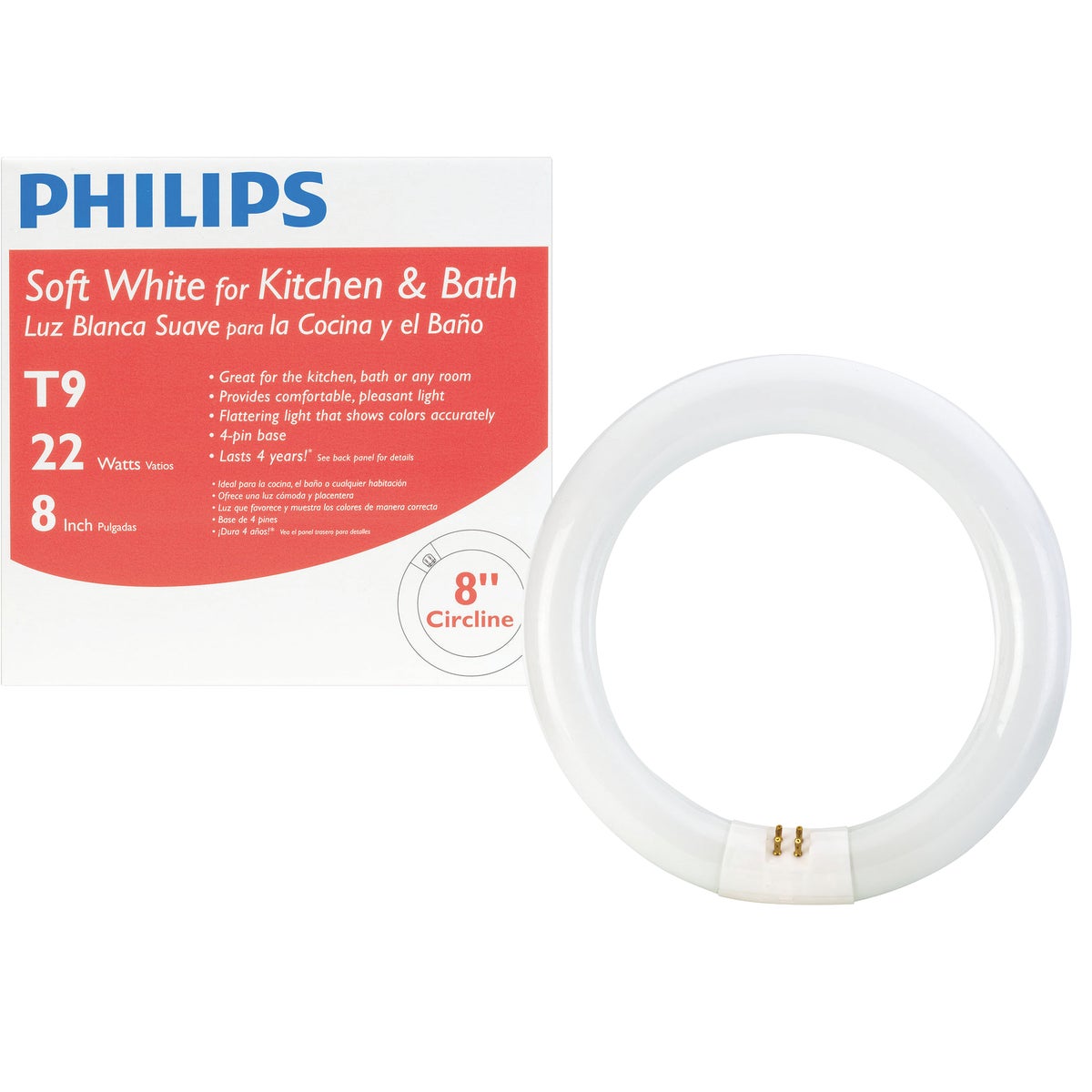 Philips T9 4-Pin Circline Fluorescent Tube Light Bulb