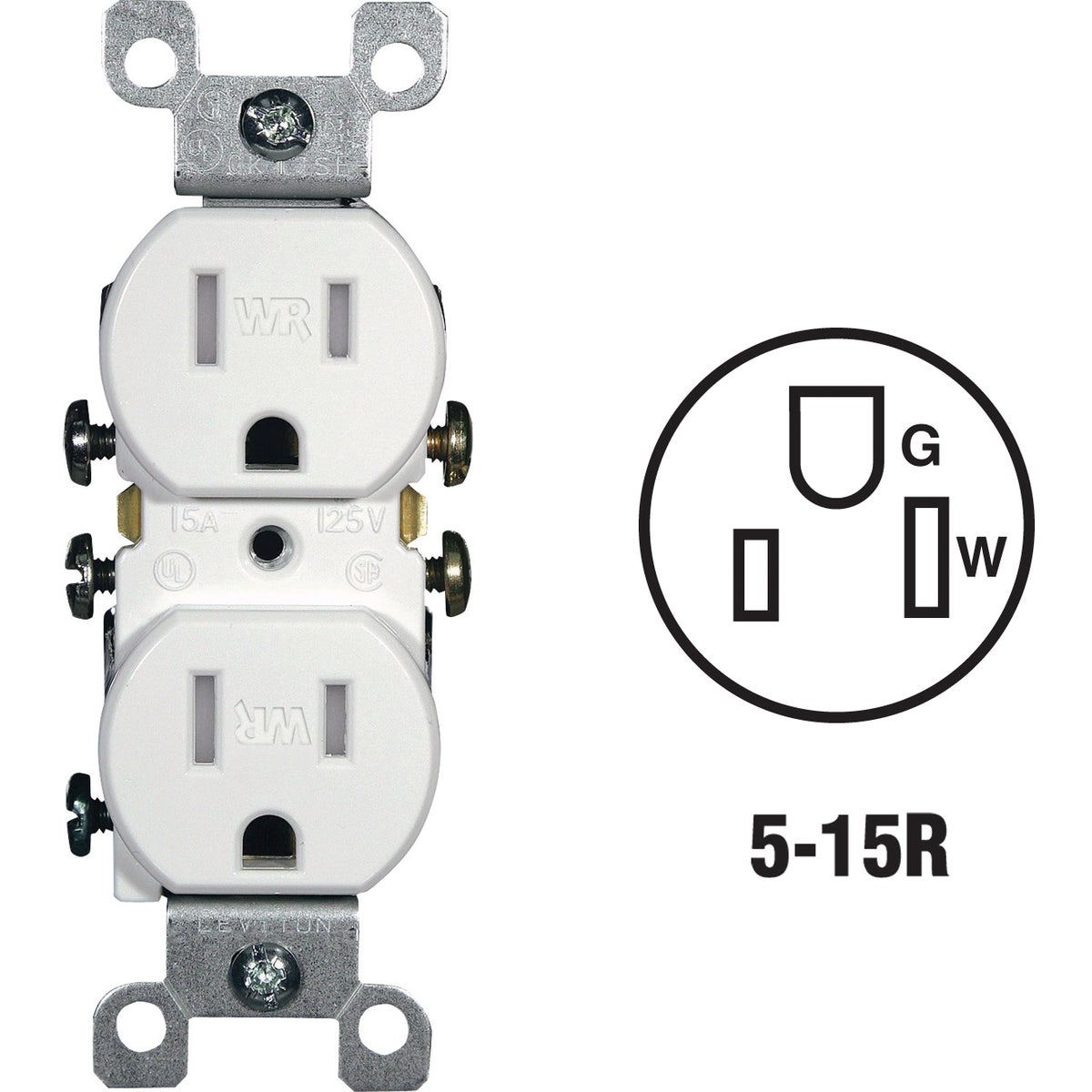 Leviton Tamper & Weather Resistant Residential Grade Duplex Outlet