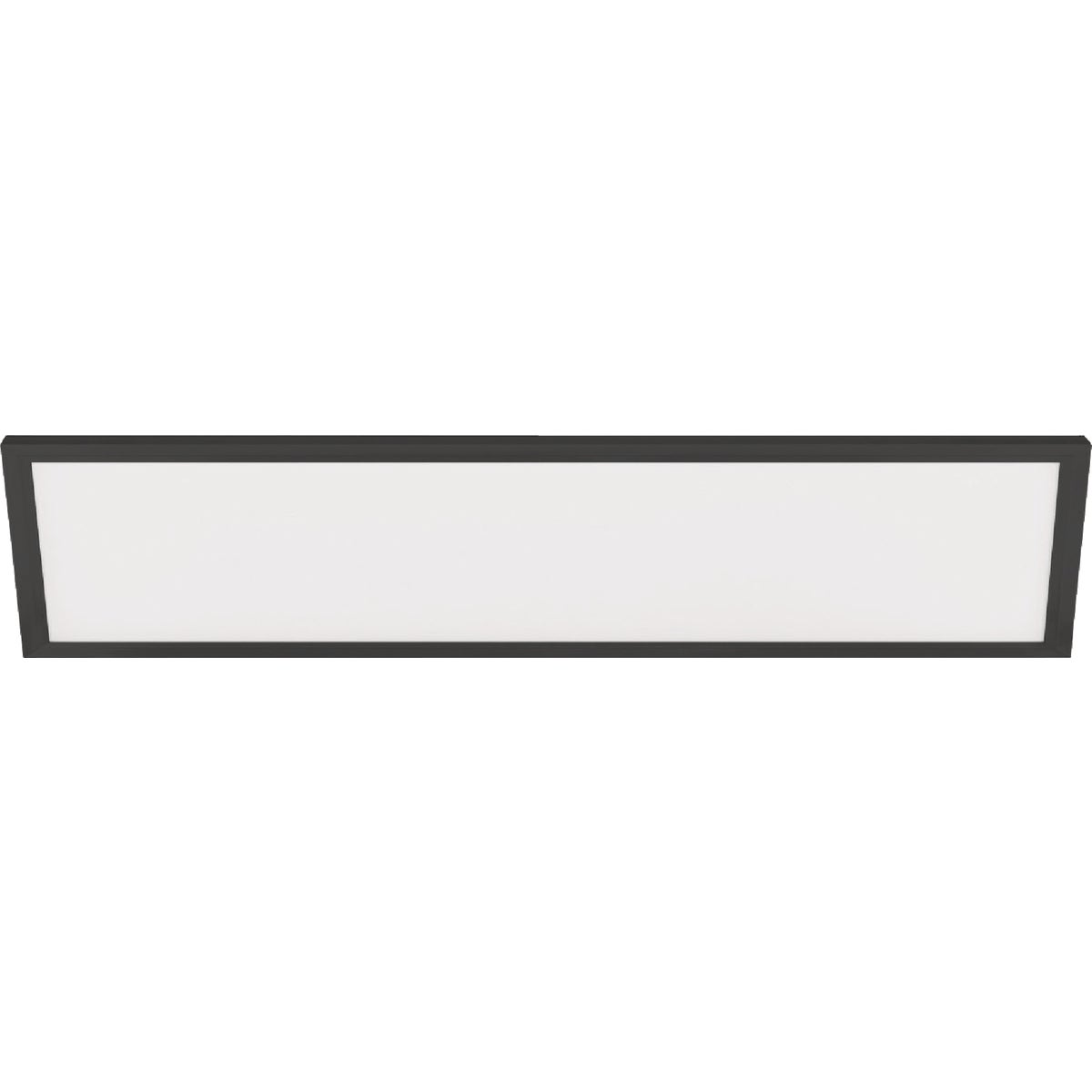Feit Electric Edge-Lit 1 Ft. W. x 4 Ft. L. Matte Black Dimmable 6-Way LED Flush Mount Light
