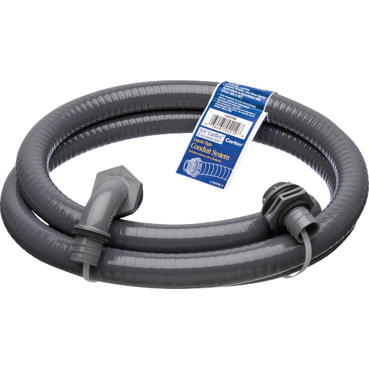 Carlon 3/4 In. x 6 Ft. Carflex Non-Metallic Conduit Kit