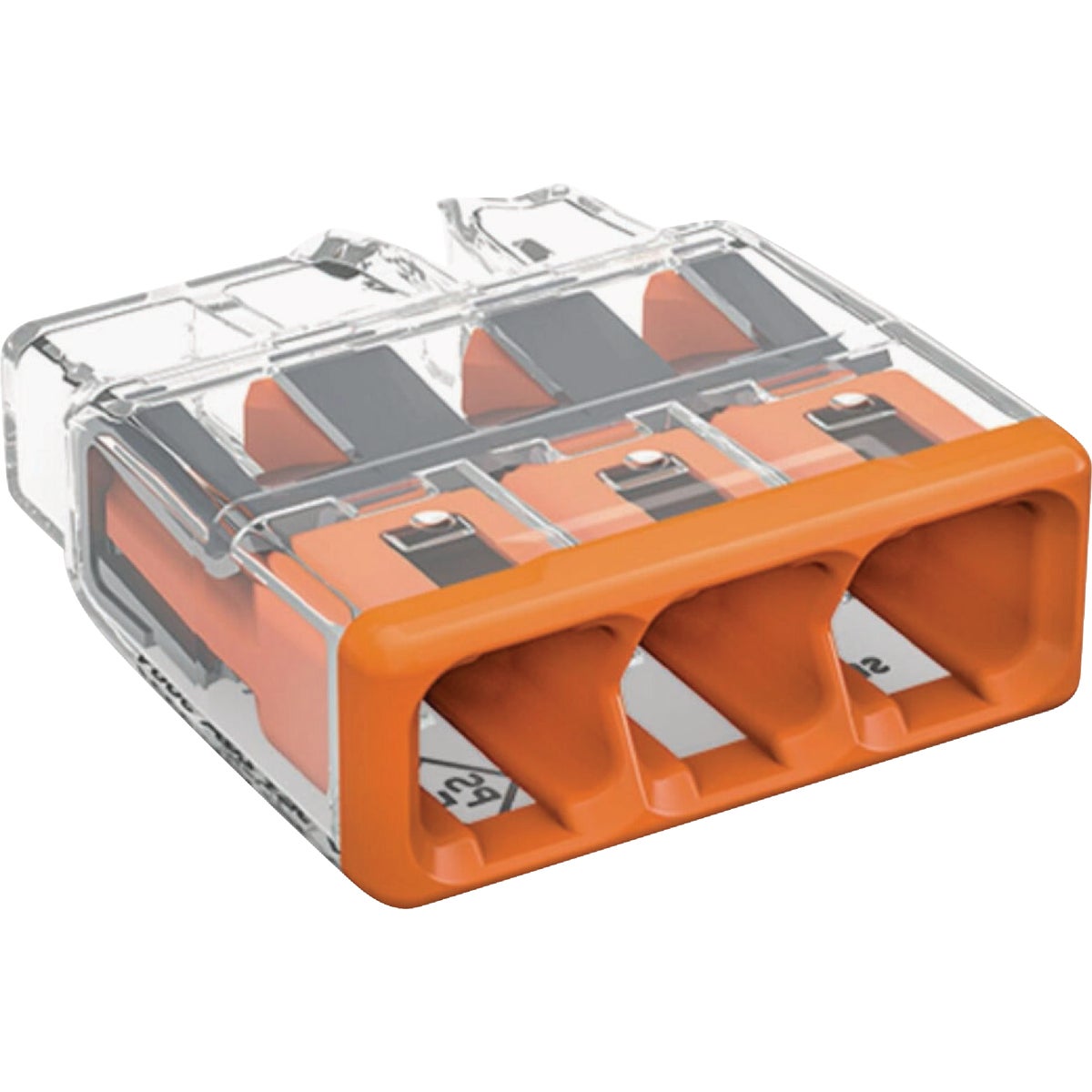 Wago 3-Wire Compact Push In Connector (10-Pack)