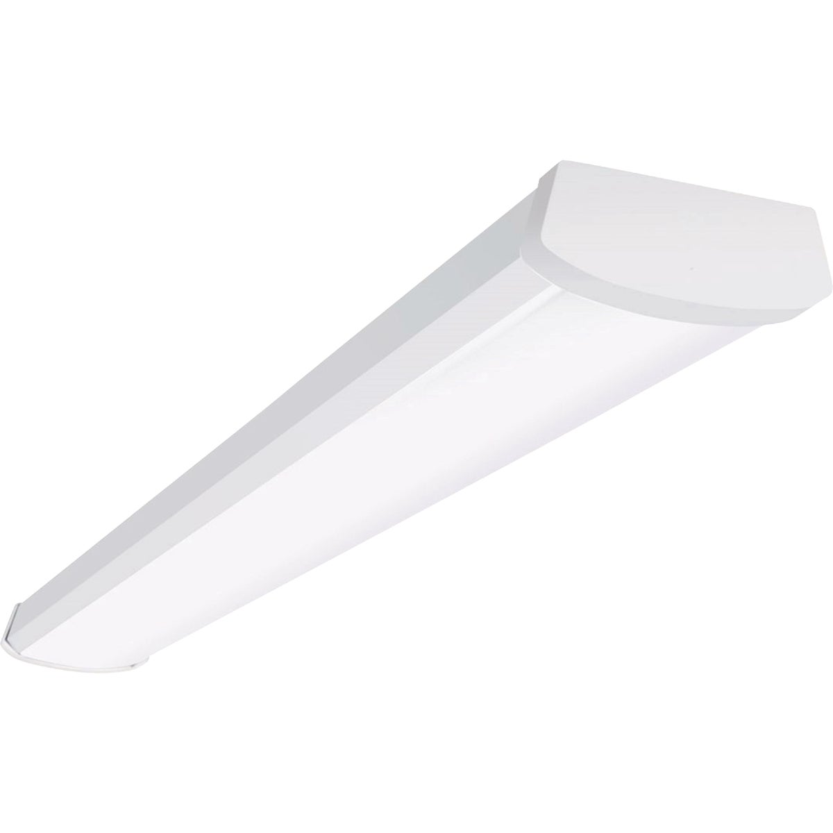 Metalux 4 Ft. Low Profile LED Wraparound Ceiling Light with Selectable Lumens & CCT